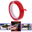 Red Double Sided Adhesive Tape High Strength Acrylic Gel Transparent Car Fix ME