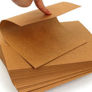 80G A4 Brown Kraft Paper DIY Handmade Card Making Paper Thick Cardboard T8W4