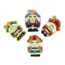 4pcs DIY Soldier Full Drill Special Shaped Diamond Painting Bag Keychains