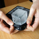 Black Big Giant Jumbo King Size Large Silicone Ice Cube Square Tray Mold Mould