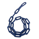 Durable 1.5M Metal Swing Chain Link Rope & 2pcs Snap Hook Swing Playset Blue