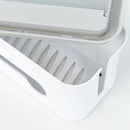 Cable Management Box Hide Conceal Power Strips Electrical Cords  Grey