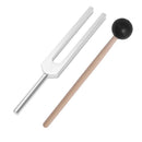 Aluminum alloy + wood Medical Tuning Fork Chakra Hammer Ball Diagnostic 528 W5B6