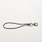 100Pcs Black Cell Phone Rope Strap Charm Cords Lariat Clip Lanya ES