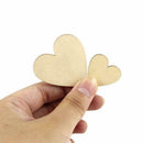 200pcs Rustic Wooden Wood Love Heart Beads For Wedding Scatter Table Decora T8L4