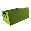 2PCS FABRIC GARDEN GROW BAGS RAISED BED VEGETABLES PLANT CONTAINER PINK & GREEN