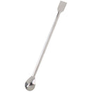 1Pc New Stainless Steel Spoon Medicinal ladle with Spatula,Length 300m@