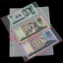 10Pcs 3 Slots Money Banknote Paper Money Album Page Collecting Holder Sleeves In