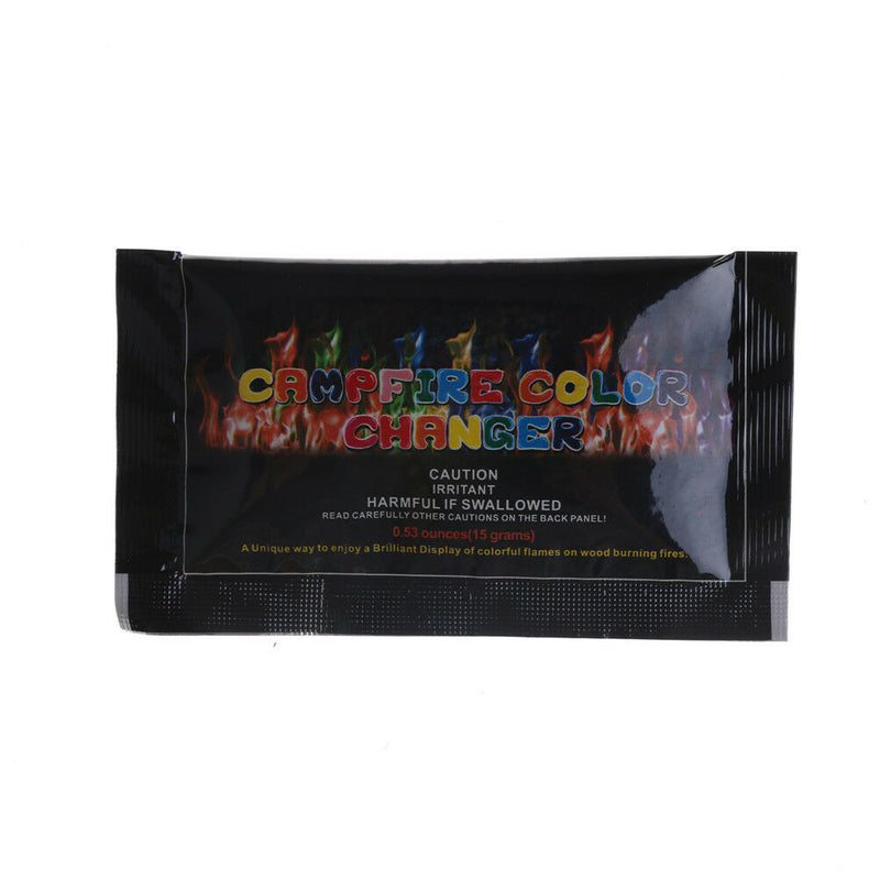 Mystical Magic Trick Fire Coloured Flames Bonfire Sachets Fireplace Colorful TME
