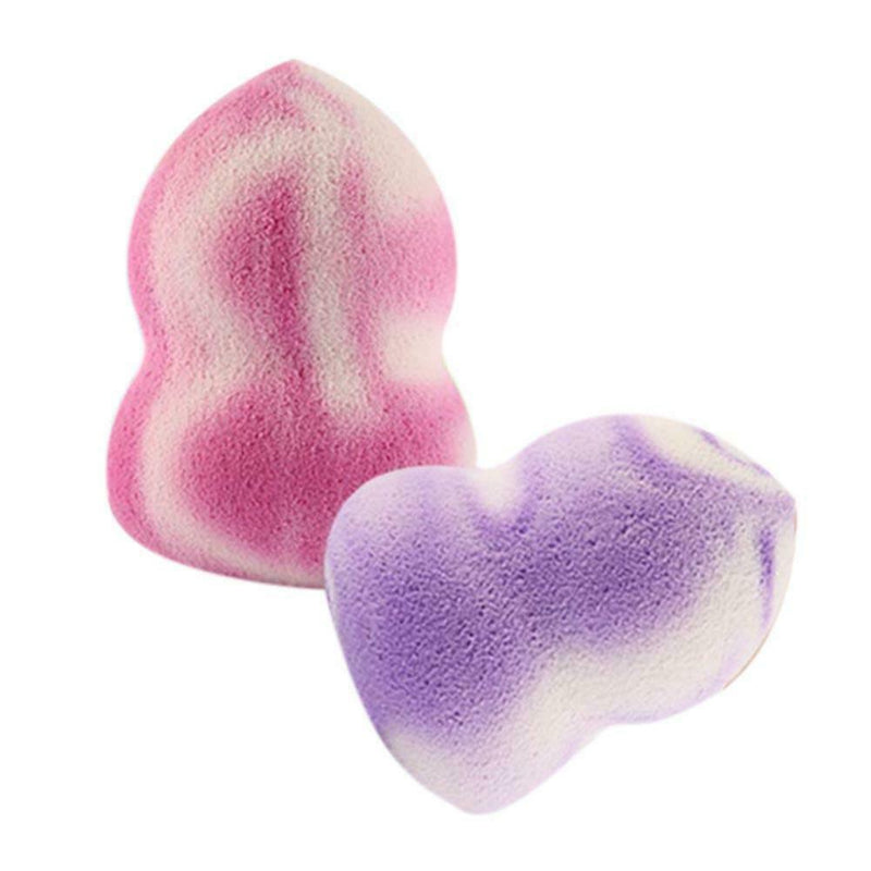 4pcs/Set Colorful Gourd-Shaped Makeup Sponge Powder Puff Beauty Tool A