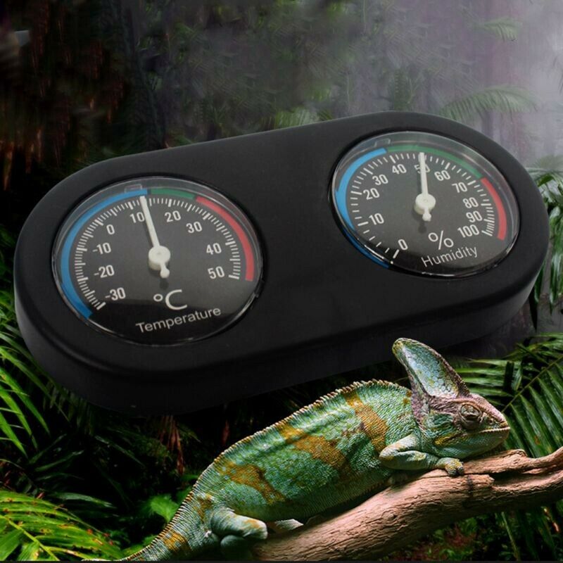 4X(Reptile Tank Thermometer Hygrometer Temperature Humidity Monitor For VivG1Y8)