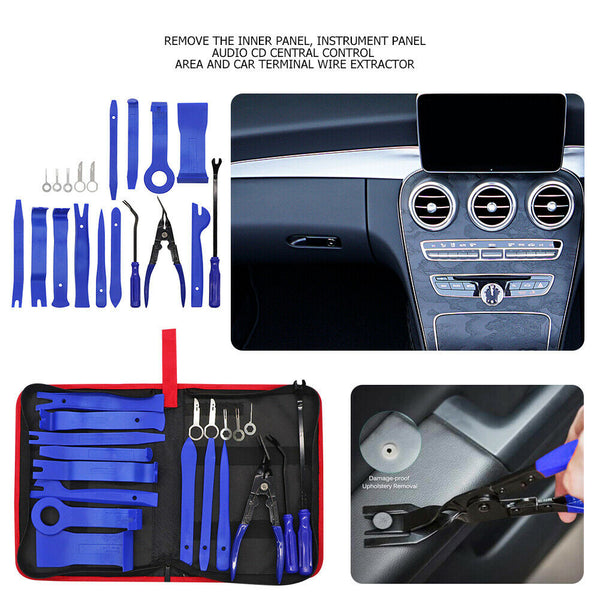 Hand Tool Kit Car Interior Pry Tool Kit Door Clip Trim Panel Dashboard Removal