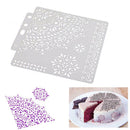 DIY Flower Coffee Stencils Cake Baking Template Scrapbooking Painting Decor