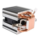 6 Pipes Computer Cpu Cooler Fan Heatsink For Lag1156/1155/1150/775 Intel Am T1P3