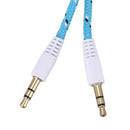 1M 3.5mm Stereo Male to Male Jack Aux Cable Audio Auxiliary Lead For Phone