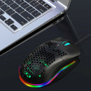 J900 RGB Lighting 6400 DPI Ergonomic 6 Button USB Programmable Gaming Mouse A