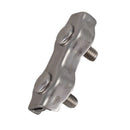 10 Pcs 3mm Duplex Clips Stainless Steel Wire Cable Rope Grips Clamps Calipe