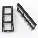 1X(10Pcs New 1.778Mm Pitch 64 Pin Dip Solder Type Wide Ic Socket Adapter