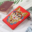 DIY Special Shaped Diamond Painting Travel Passport Protective Cover Crafts