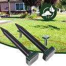 2 Pieces Solar Sonic Mole Repellent Vole Deterrent Chaser Spike W2K8