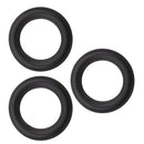 3Piece Rubber Speaker Foam Edge, Subwoofer Surround Rings, Replacements Parts