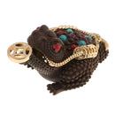 Copper Frog Ornamental Incense Burner Holder Backflow Stick Burner Craft 5cm