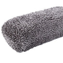 Car superfine fiber long handle tires brush clean cloth tire brush gray
