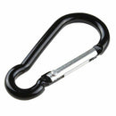 120 Pcs 2inch/5cm Carabiner Aluminum Locking Clip Camping Hook Keychain Hik