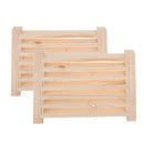 2 Pieces Multi-Functional Cedar Gable Vent, Ventilation Louvers Cedar Sauna