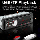 Single 1DIN Car Stereo MP3 Player Bluetooth TF Card U Disk AUX FM Radio Remote
