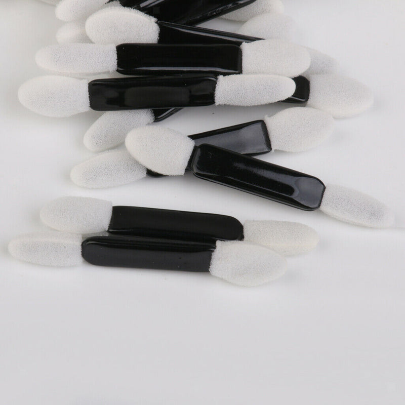 Pack of 50pcs Disposable Double Ended Eye Shadow Sponge Brush EyeShadow