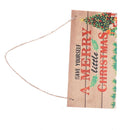 Wooden Door Hanging Panel Sign Christmas Tree Ornament Christmas Decoration  Hn