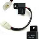 2 Pin Electronic LED Flasher Relay FIX Motorcycle Turn Signal Bulbs Flash BEP