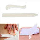 2Pcs Bone Folder Creaser Scoring Folding Creasing Paper Leather Crafts Hand Tool