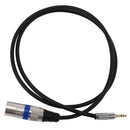 6.35mm Jack to XLR Cable Male to Female Professional Audio Cable 1M for Mic