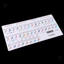 3 Pieces PVC Piano Keyboard Key Stickers Electronic Keyboard 61 Key Decals