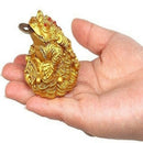 Money LUCKY Fortune Ching Frog Toad Coin Home Tabletop Feng Shui Decors