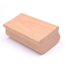 Wooden Radius Sanding Block w/ Black Guitar Abrasive Paper Luthier Tool 15