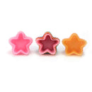 10 Silicone Stars Shape Muffin Cookie Cupcake Tin Baking Mold Jelly Baking PUE