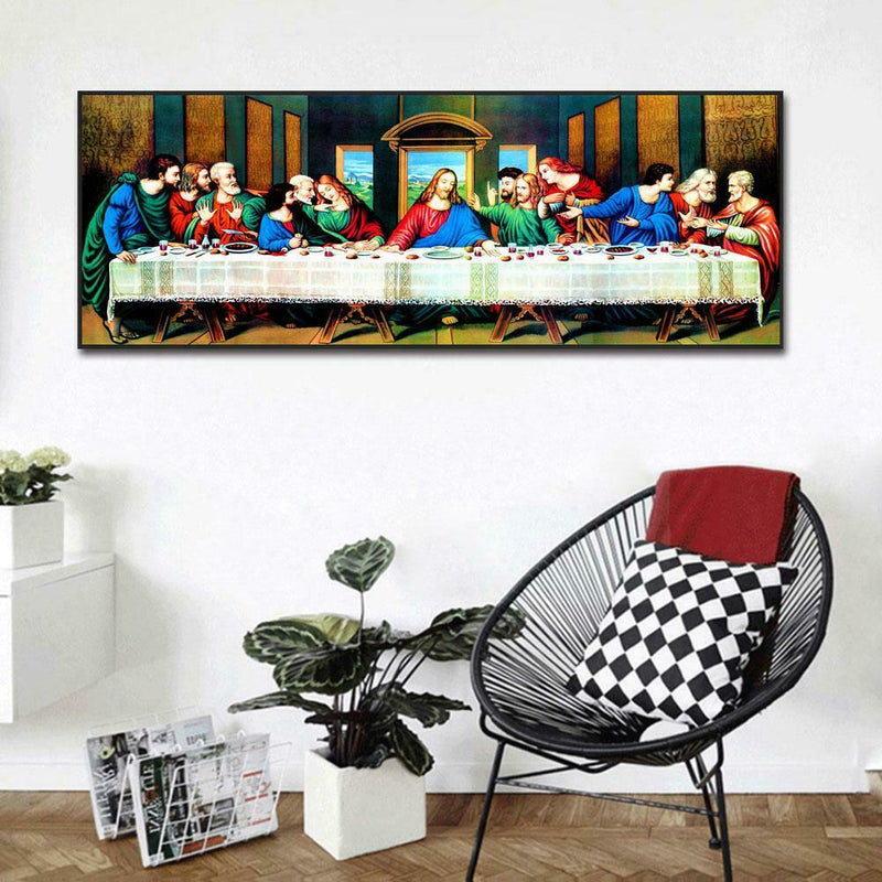 5D DIY Full Drill Diamond Painting The Last Supper Cross Stitch Embroidery