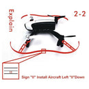 1 Pair Parrot Bebop 2.0 Propeller Props Guard Crash Protector Cover Red