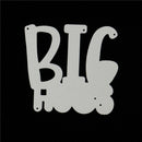 greeting words big huss Metal Cutting Dies DIY Scrapbooking Paper Cards CraftsJR