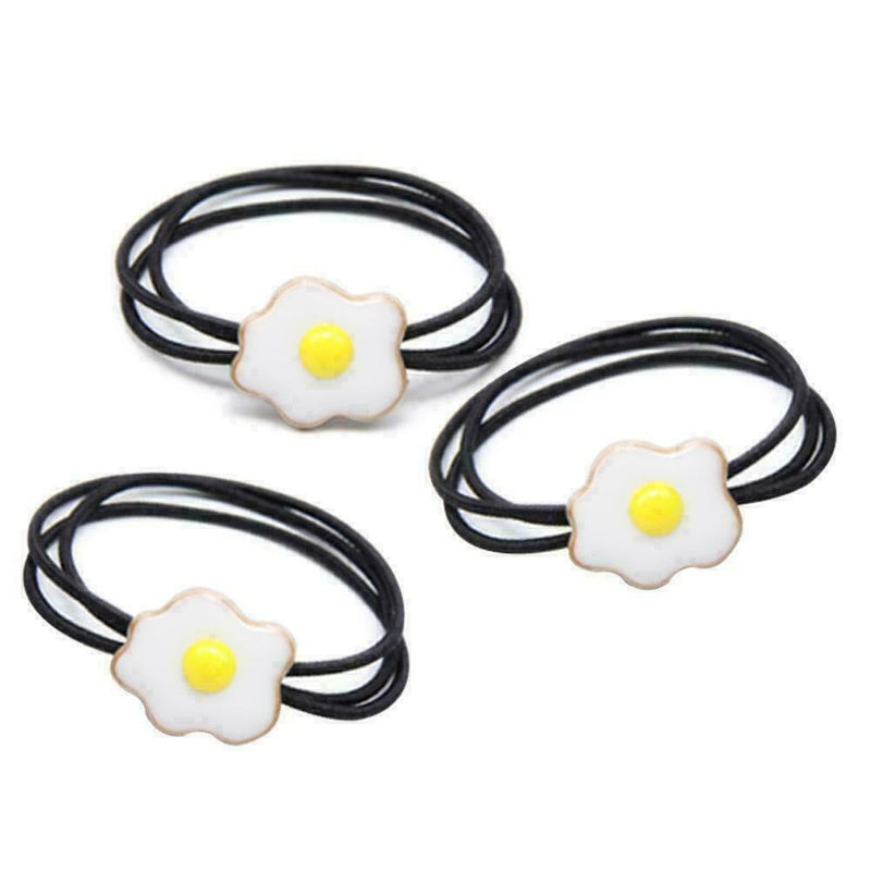 Girl Flower Elastic Hair Ties Band Ropes Ring Ponytail Gift Holder Accessor