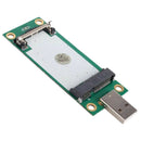 2X(Mini Pci-E Wireless Wwan To Usb Adapter Card with Sim Card Slot Module T