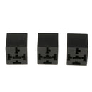 3Pcs 40A 5 Pin Relay Socket Holders With Terminals Car Electrical Wiring Parts