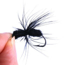 40 Pieces Black Single Hook Fly Fishing Trout Flies Fly Tackle Set Fly Fish
