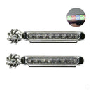 2x Wind Power 8 LED Car Daytime Running Light Fog Lamp Car DRL Driving Lamps- OZ