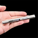 1*Waterproof Pocket LED Flashlight USB Rechargeable LED Torch Mini Penlight Lamp