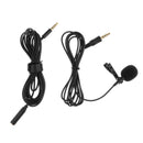 Professional Omnidirectional Clip-on Lavalier Microphone Mic PC Recording