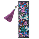 DIY Rabbit Special Shaped Diamond Painting Leather Tassel Bookmark Gifts